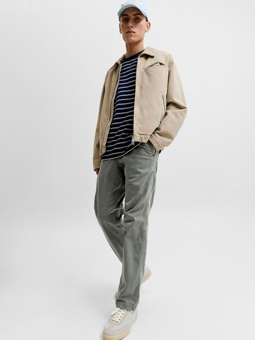 Pnatalón con goma y cordón Jack & Jones Olive Night