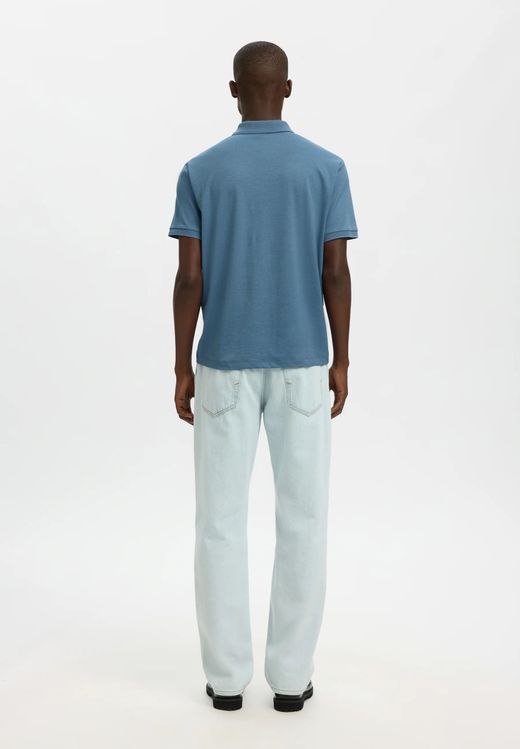 Poli m/c con cremallera Selected Blue