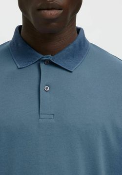 Poli m/c con cremallera Selected Blue