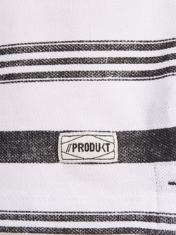 Polo básico de piqué con rayas Produkt Black