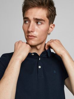 Polo m/c básico piqué Jack & Jones Dark Navy