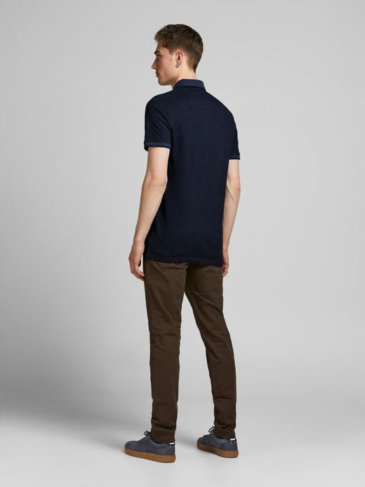 Polo m/c básico piqué Jack & Jones Dark Navy