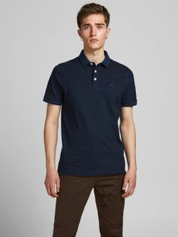Polo m/c básico piqué Jack & Jones Dark Navy