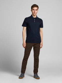 Polo m/c básico piqué Jack & Jones Dark Navy