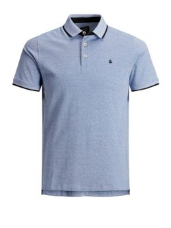 Jack & Jones Bright Cobalt heather pique basic polo