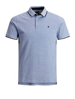 Jack & Jones Bright Cobalt heather pique basic polo