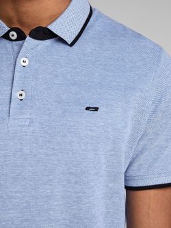 Jack & Jones Bright Cobalt heather pique basic polo