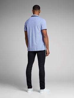 Jack & Jones Bright Cobalt heather pique basic polo