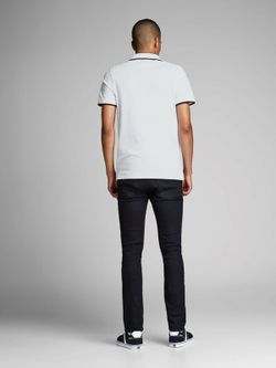 Polo in piquet di erica bianca Jack & Jones