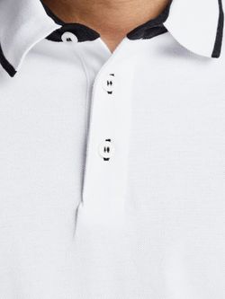 Polo in piquet di erica bianca Jack & Jones