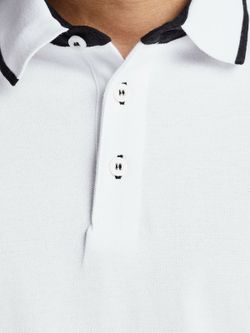 Polo in piquet di erica bianca Jack & Jones