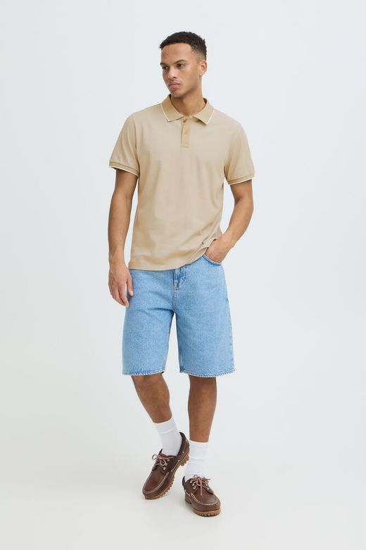 Polo de m/c piqué Blend Of America Sand