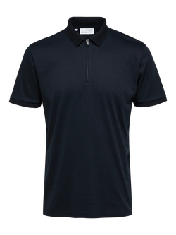 Polo m/c con cremallera Selected Sky Captain