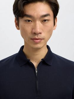 Polo m/c con cremallera Selected Sky Captain