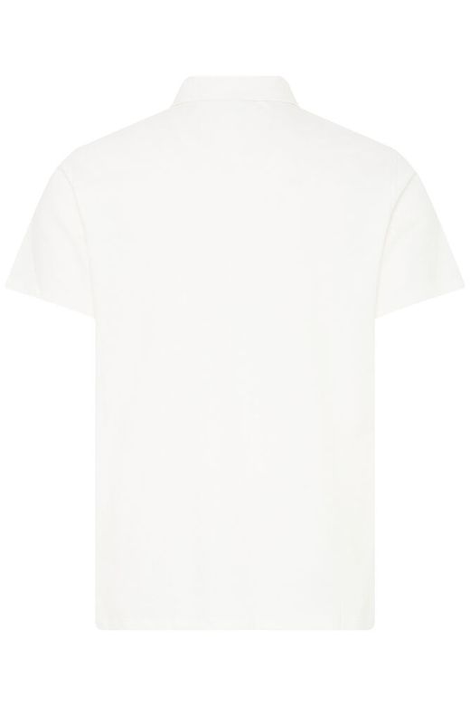 Polo m/c con detalle rombo relieve Blend Of America Off White