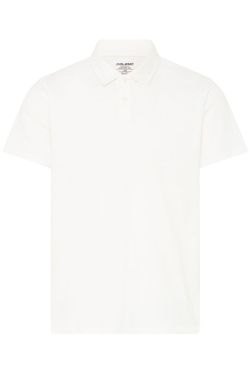 Polo m/c con detalle rombo relieve Blend Of America Off White