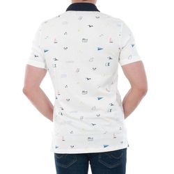 M / c polo shirt with Jack & Jones Cloud Dancer drawings