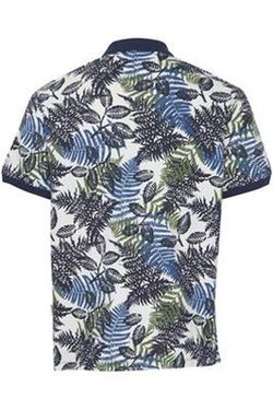 Polo m/c con estampado hojas Blend Of America Dress Blue