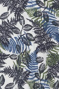 Polo m/c con estampado hojas Blend Of America Dress Blue