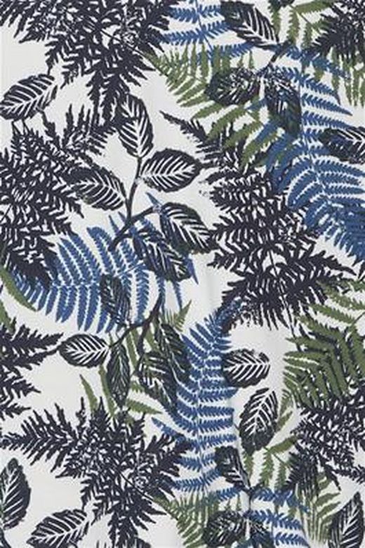 Polo m/c con estampado hojas Blend Of America Dress Blue