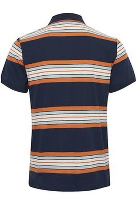 Polo m/c con rayas multicolor Blend Of America Blue