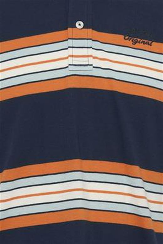 Polo m/c con rayas multicolor Blend Of America Blue