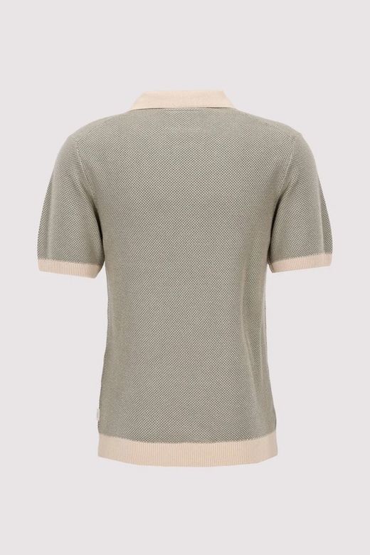 Polo m/c de punto granulado Jack & Jones Vetiver