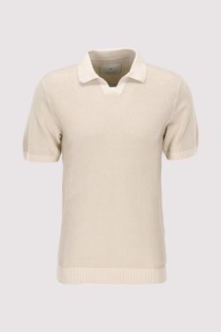 Polo m/c de punto granulado Jack & Jones Whitecap Gray