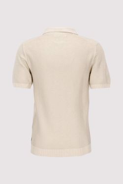 Polo m/c de punto granulado Jack & Jones Whitecap Gray
