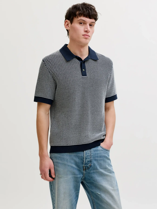 Polo m/c de punto Jack & Jones Sky Captain