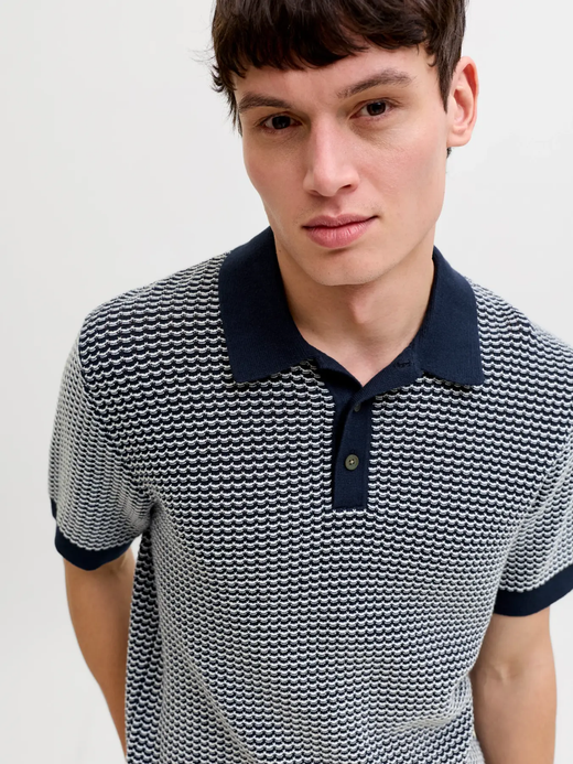 Polo m/c de punto Jack & Jones Sky Captain
