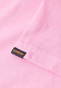 Polo m/c efecto delavado Superdry Pink