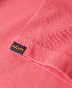 Polo m/c efecto delavado Superdry Teaberry