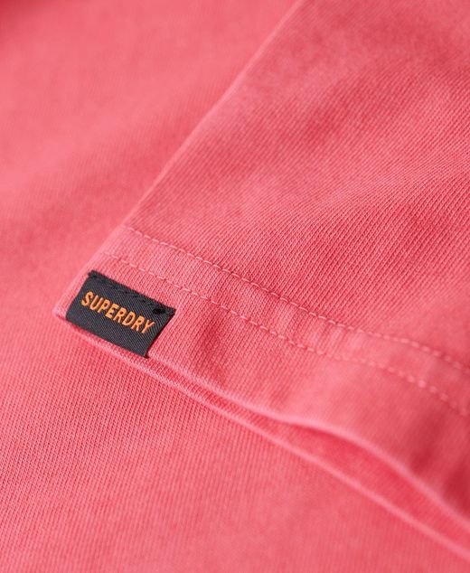 Polo m/c efecto delavado Superdry Teaberry