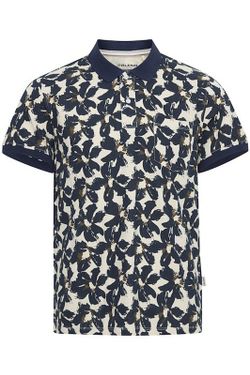 Polo m/c estampado flores Blend Of America Cream White