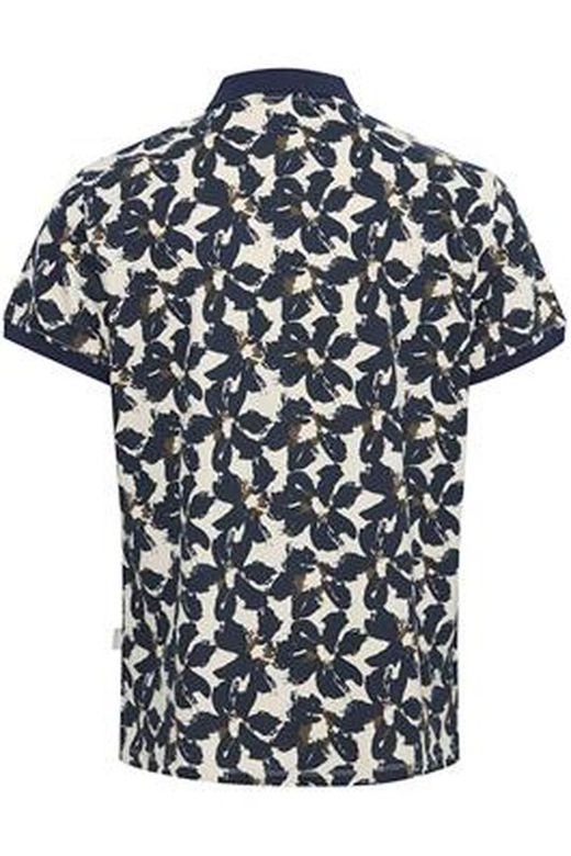 Polo m/c estampado flores Blend Of America Cream White