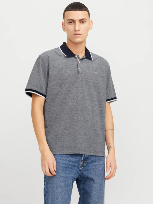 Polo m/c jaspeado Jack & Jones Maritime Blue