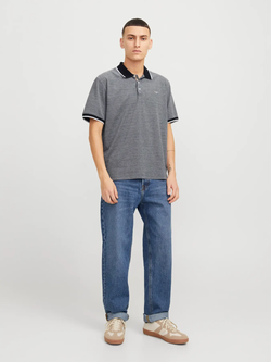 Polo m/c jaspeado Jack & Jones Maritime Blue