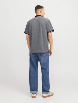 Polo m/c jaspeado Jack & Jones Maritime Blue