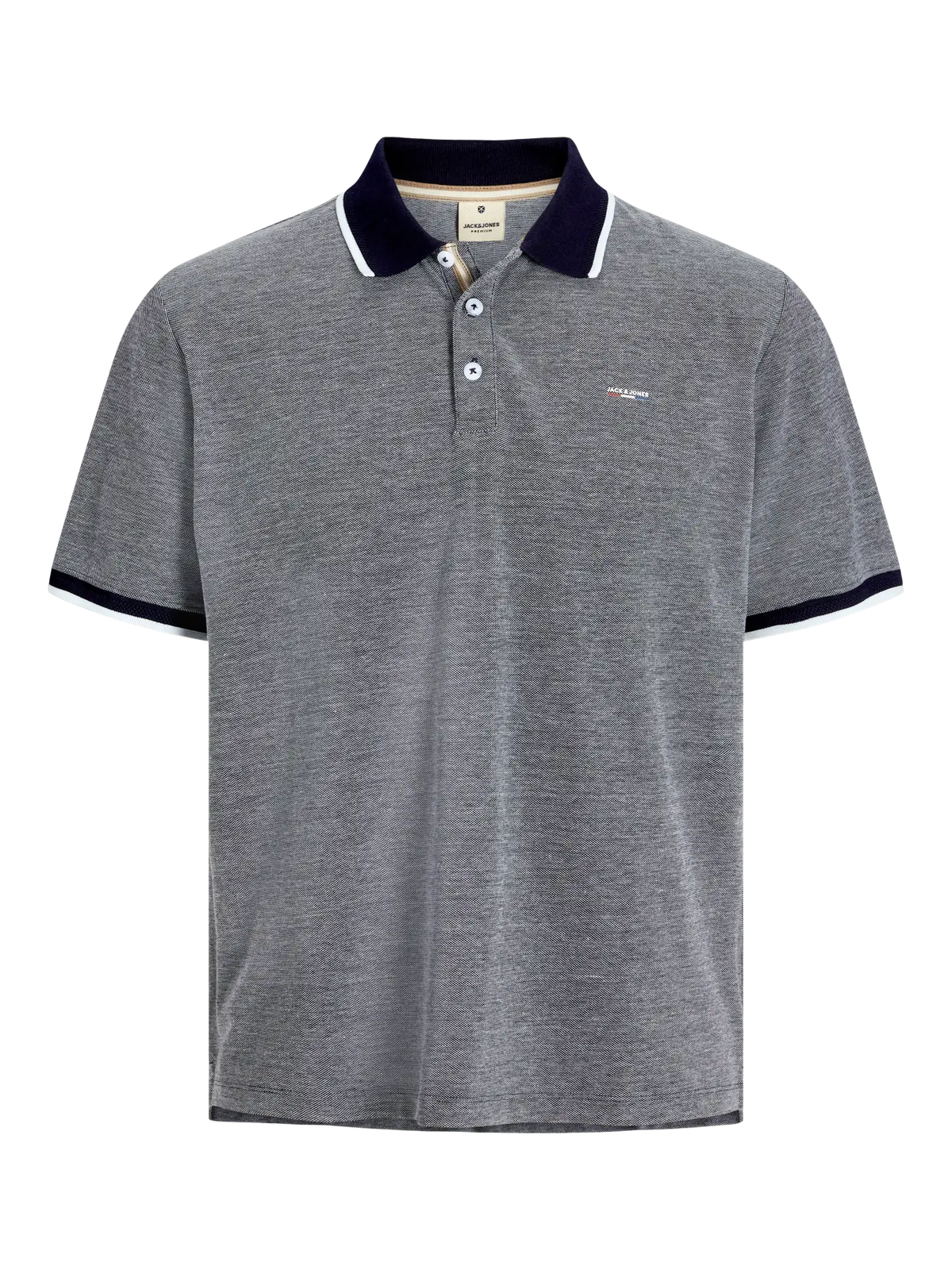 Polo m/c jaspeado Jack & Jones Maritime Blue