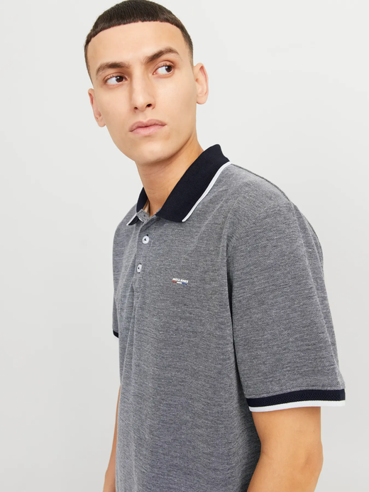 Polo m/c jaspeado Jack & Jones Maritime Blue
