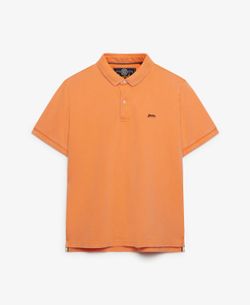 Polo m/c piqué básico Superdry Orange