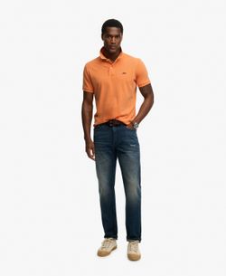 Polo m/c piqué básico Superdry Orange