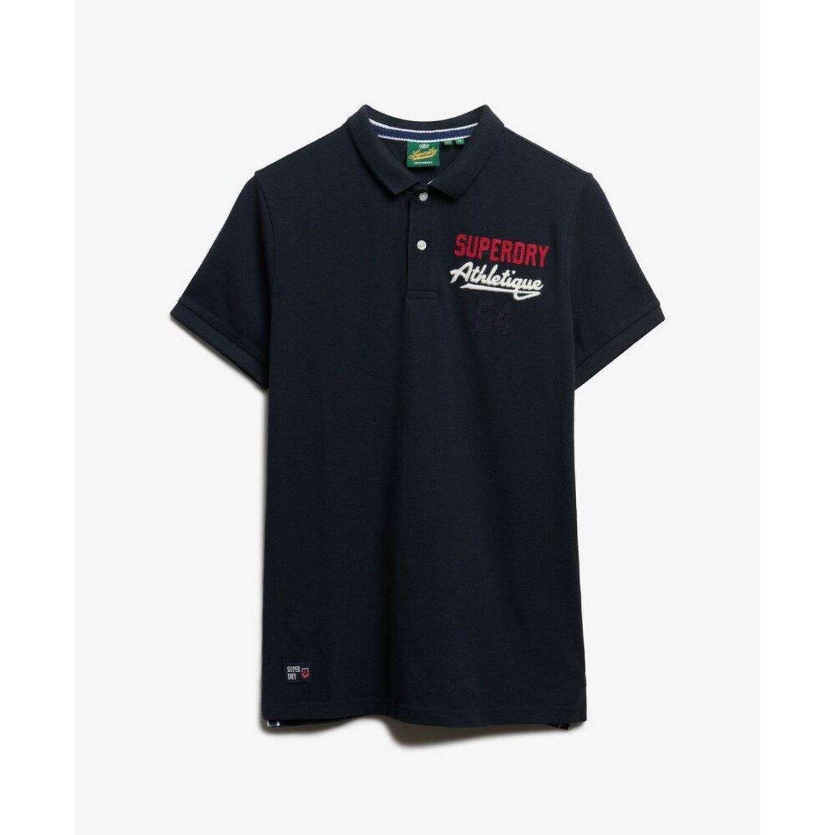 Polo m/c piqué con efecto delavado Superdry Eclipse Navy 4XL
