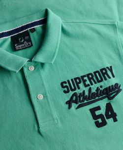 Polo m/c piqué con efecto delavado Superdry Hot Mint