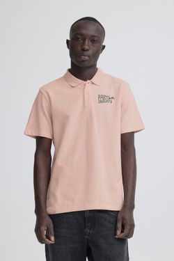 Polo m/c piqué con letras Blend Of America Rose