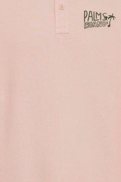 Polo m/c piqué con letras Blend Of America Rose