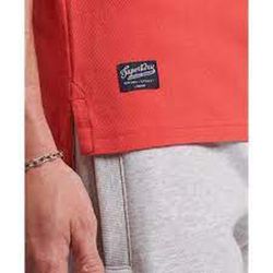 Polo m/c piqué con letras branding Superdry Cayenne