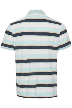 Polo m/c piqué con rayas horizontales multicolor Blend Of America Blue