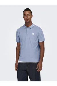Polo m/c piqué Only & Sons Marina Navy